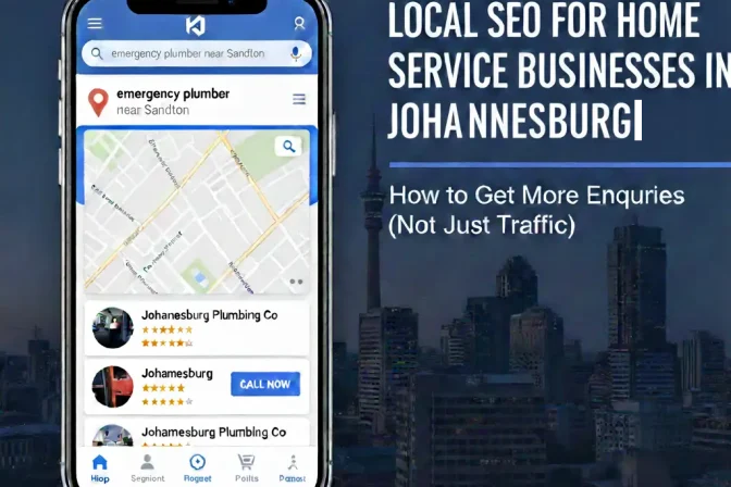 Local SEO for Home Service Businesses in Johannesburg: How to Get More Enquiries (Not Just Traffic)